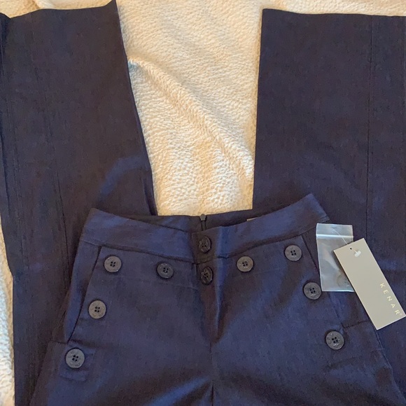 NWT Kenar Vintage Size 2 Wide Leg Sailor Pants - Picture 2 of 10